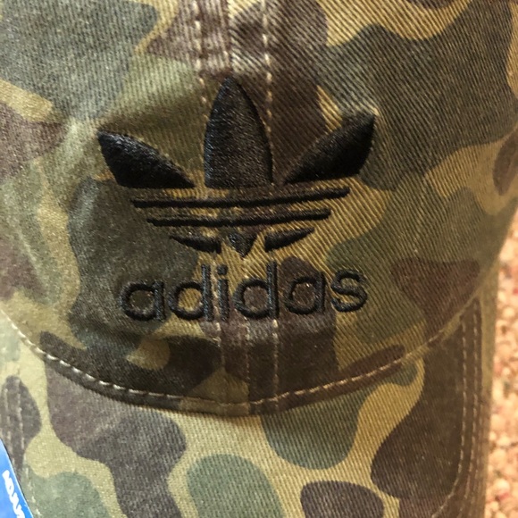 🆕 adidas Originals Forest Camouflage Relaxed Hat - Picture 3 of 8